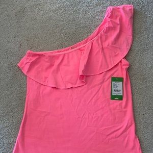 Lily Pulitzer one shoulder top size medium